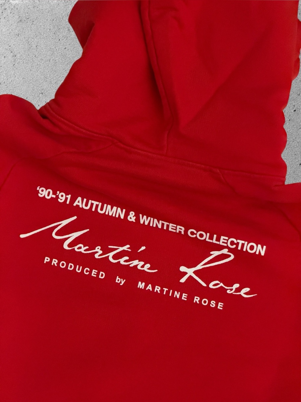 Martine Rose French Terry Hoodie